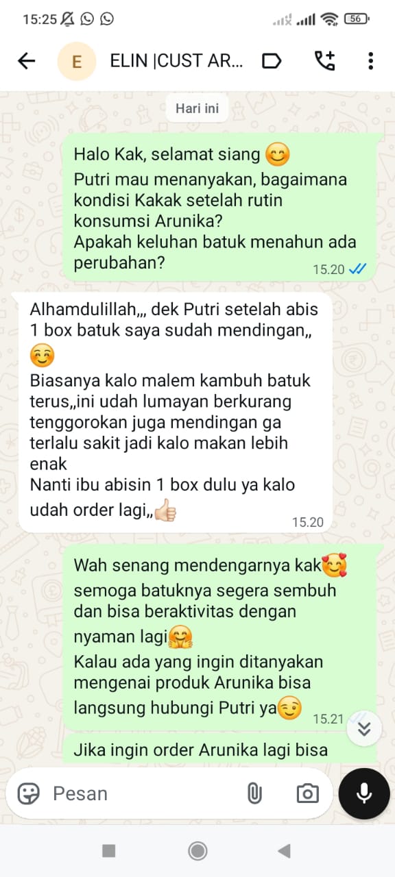 batuk menahun mendingan, tenggorokan ga terlalu sakit