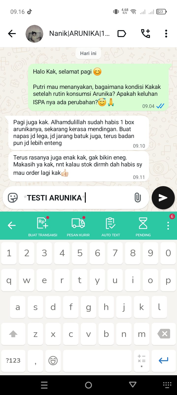 ispa mendingan, napas lega, jarang batuk, badan enteng